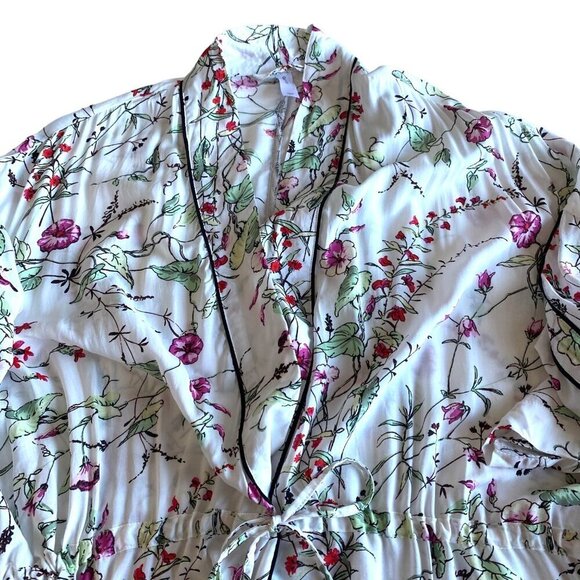 GapBody  Kimono Robe With Pockets & Tassels‎ XS/S Cottagecore Floral - Picture 9 of 10
